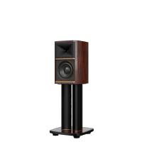 JBL SUMMIT AMA 2音路，8英吋低音書桌型參考級喇叭(烏木高光木皮)+專用落地腳架